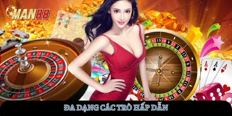 Đa dạng các trò hấp dẫn