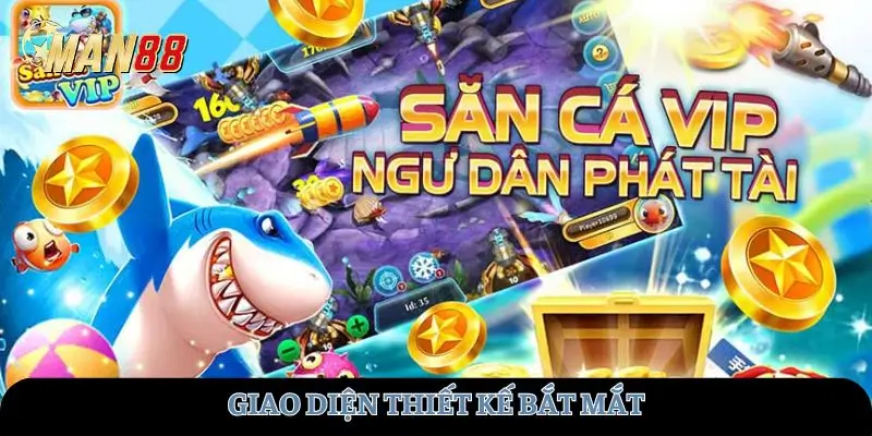 Giao diện thiết kế bắt mắt