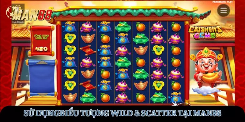 Sử dụng hiệu ứng biểu tượng Wild and Scatter để tăng khả năng thắng