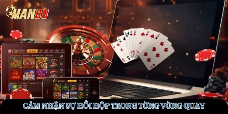 Người chơi sẽ được cảm nhận cảm giác hồi hộp khi quay hũ