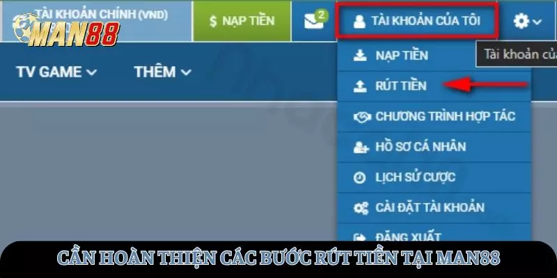 Các bước hoàn thiện đầy đủ các thủ tục rút tiền