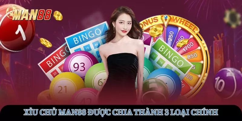 Xỉu chủ được phân loại thành các hình như như sau